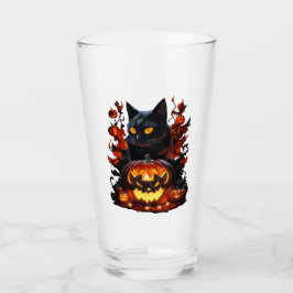 Hex, Halloween-katt T-shirt Glaskopp