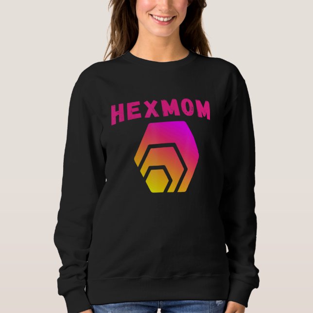 Hex Mamma Denna flicka Kärlek Hex Hodl Hex Cryptoc T Shirt (Framsida)