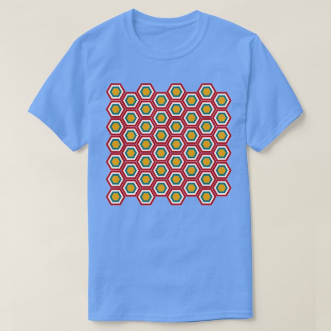 Hex Mönster 2 T Shirt (Design framsida)