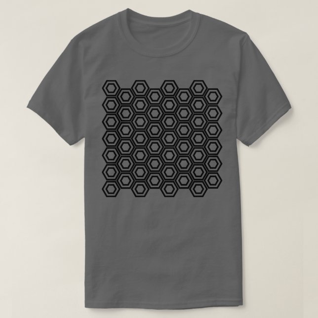 Hex Mönster 3 T Shirt (Design framsida)