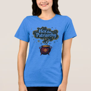 Hex mot patriarkin - feministisk väktande estetisk t shirt