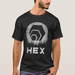 HEX-mynthexten till Måne-tokenskrypto Cryptocurren T Shirt