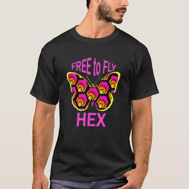 Hex Pulse Pulsechain Crypto Cryptocurrency Dedesig T Shirt (Framsida)