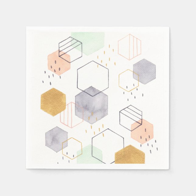 Hex Scatter Pappersservett (Framsidan)