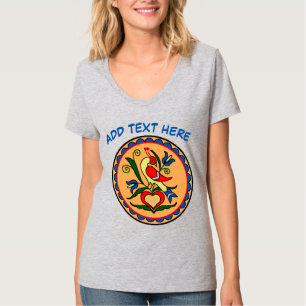 Hex Sign Dutch Bird T Shirt