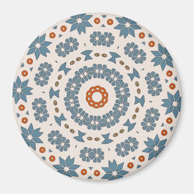 Hex Sign, Pennsylvania Dutch, Quilt Stars Magnet (Framsidan)