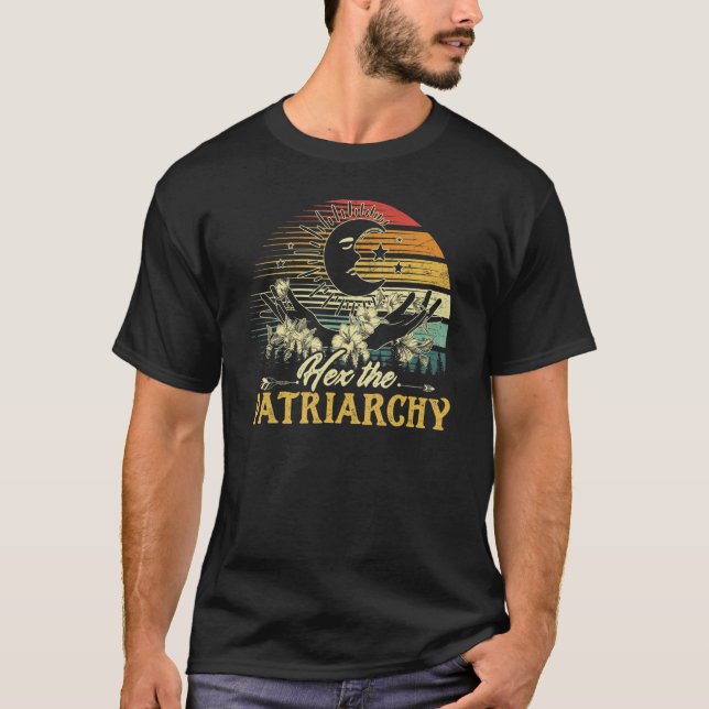 Hex the Patriarchy Pro Choice Women's Högers Femin T Shirt (Framsida)