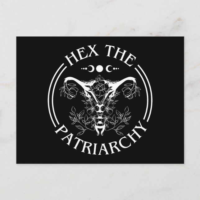 Hex the Patriarchy Vykort (Framsida)