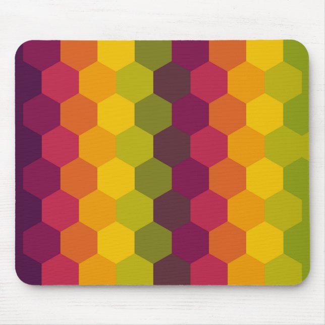 Hexa Sunset Fade Mouse Pad Musmatta (Framsidan)