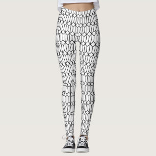 Hexadiamond skisserar mönstrat leggings