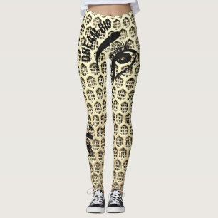 HexaFlow Mesh Leggings - Fet i Gult