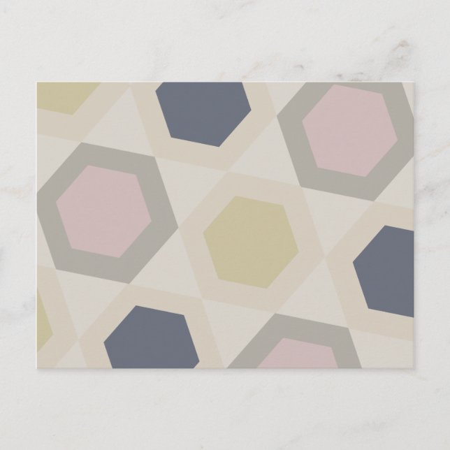 Hexagon Bliss Vykort (Framsida)