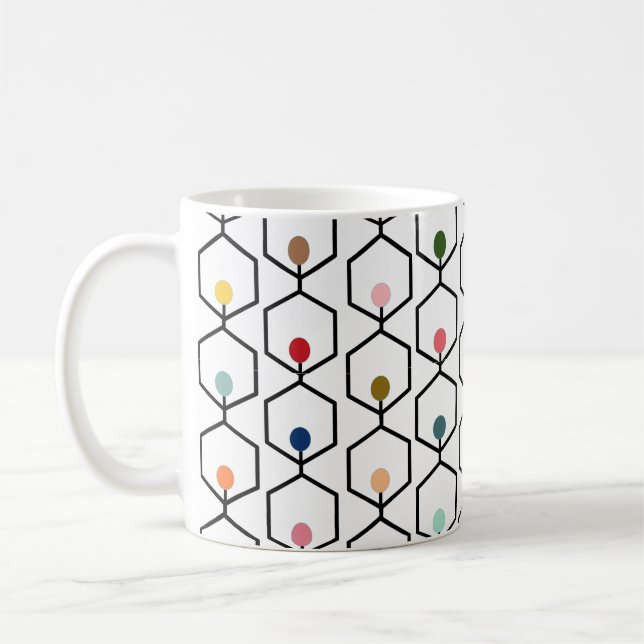 Hexagon Chains Coffee Mugg (Vänster)