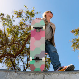 Hexagon colour, mini skateboard bräda 18,5 cm