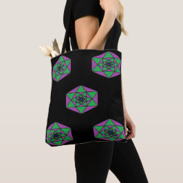 Hexagon Mandala Bag Tygkasse