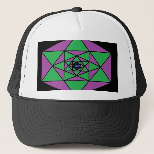 Hexagon Mandala Keps (Framsida)