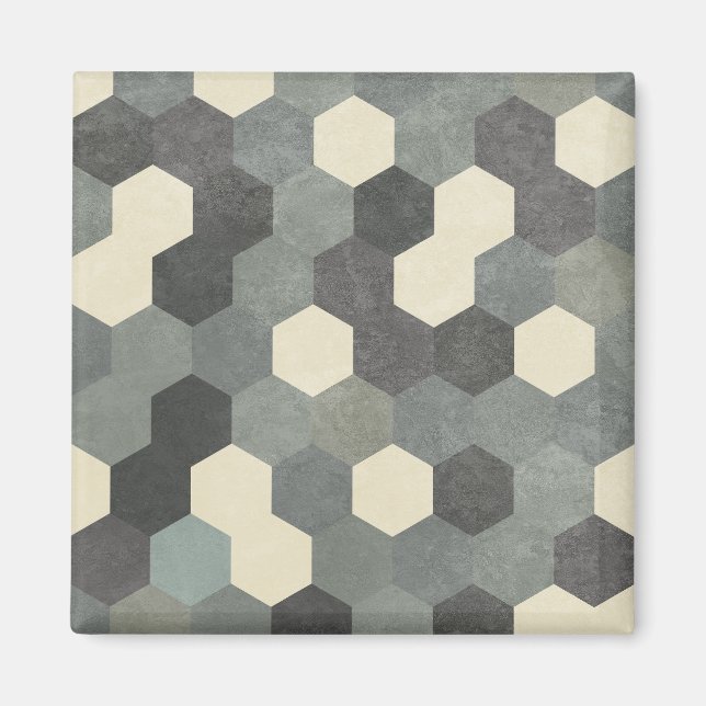 Hexagon Pattern Magnet (Framsidan)