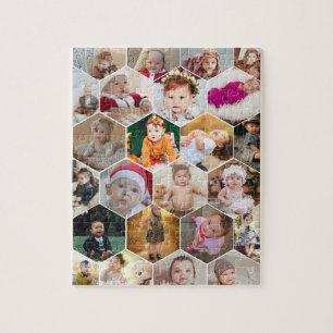 Hexagon Photo Collage Pussel