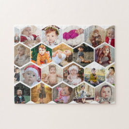 Hexagon Photo Collage Pussel