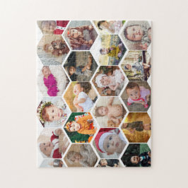 Hexagon Photo Collage Pussel
