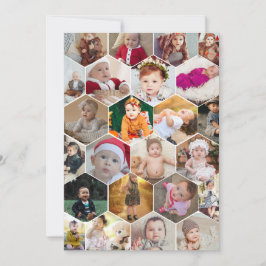 Hexagon Photo Collage Tack Kort