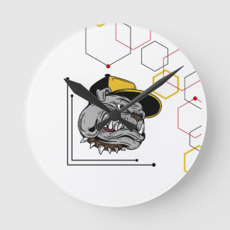 Hexagon-Pitti Rund Klocka