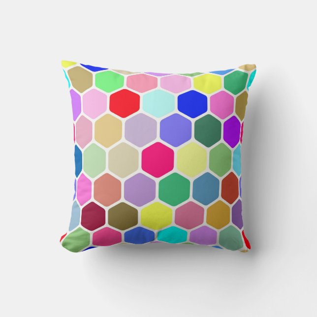 Hexagon Reversible Dekorativ kudde (Framsida)