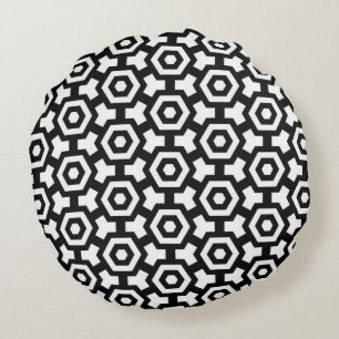 Hexagon Ringar Dekorativ kudde