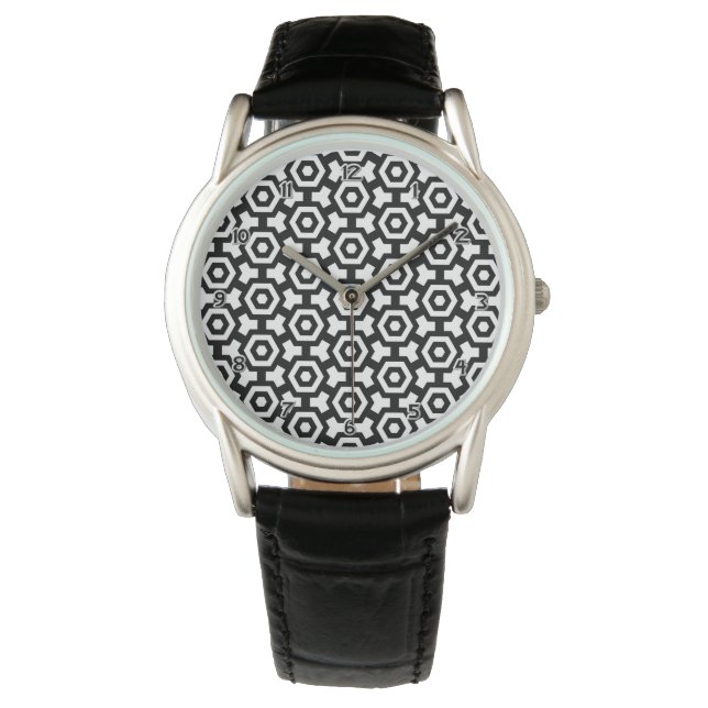 Hexagon Ringar Watch Armbandsur (Framsida)