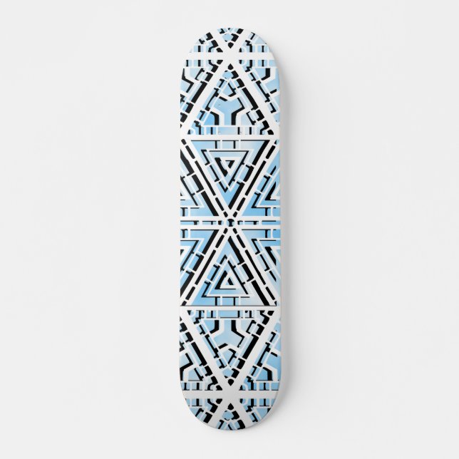 Hexagonal Mönster: Skateboard (Framsida)