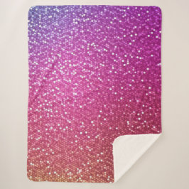 Hexagonal regnbågsövertoning Glitter