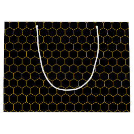 Hexagoner för svartvit gult av honungskomb mönster