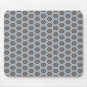 Hexagoner med flera Färger. Honeycomb Mesh Mönster Musmatta