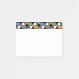 Hexagoner och stjärnburkar post-it block