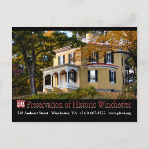 Hexagonhuset i Fall Foliage Postcard Vykort
