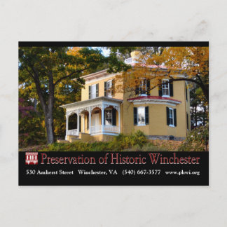 Hexagonhuset i Fall Foliage Postcard Vykort