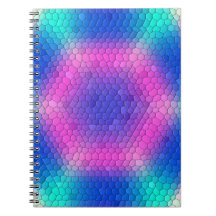 Hexagons för rosa till blå holografisk Sjöjungfru