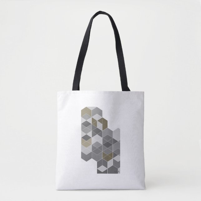 Hexagons har välsignat mig citat tygkasse (Framsida)