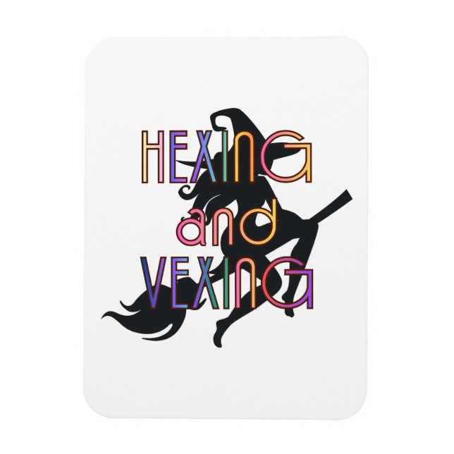 HEXANDE OCH BESVÄRANDE Witchcore-design Magnet (Vertikal)