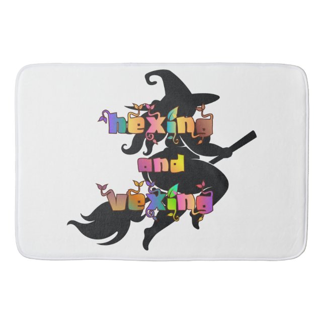 HEXING OCH VEXING för den Plusstorlek Pagan Badrumsmatta (Framsidan)