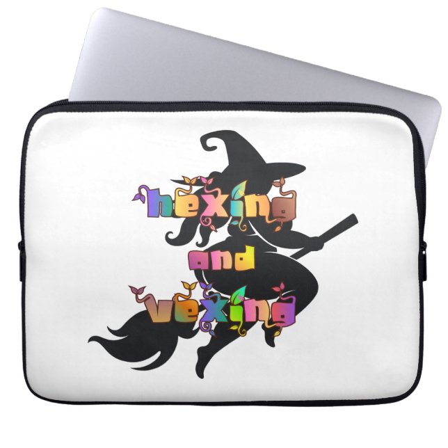 HEXING OCH VEXING för den plusstorlekande hedninge Laptop Fodral (Framsidan)