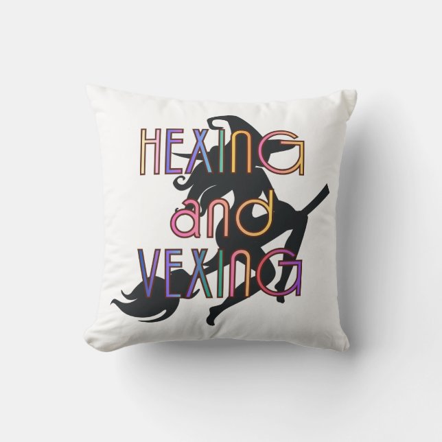 HEXING OCH VEXING Witchcore-design Kudde (Framsida)