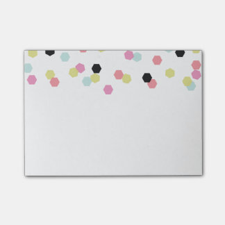 Hexkonfettiar - posta det noterar post-it block