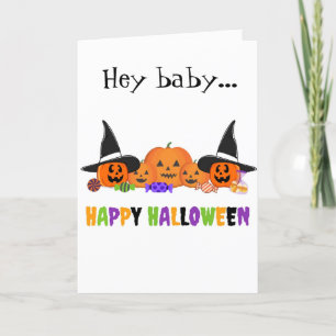 "HEY BABY" LÅT OSS CELEBRAE HALLOWEEN "TOGETHER" KORT
