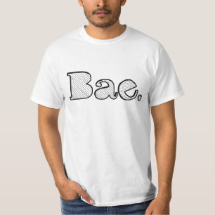 Hey Bae. flickvänpojkvänslang T-shirt
