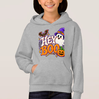 HEY BOO Halloween Familjematchande T Shirt