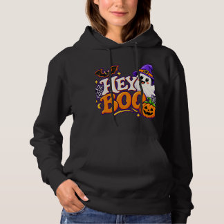 HEY BOO Halloween Familjematchande T Shirt
