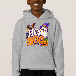 HEY BOO Halloween Familjematchande T Shirt