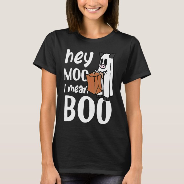 Hey Boo Kids Halloween Boo Crew Trick Or Treat Fut T Shirt (Framsida)