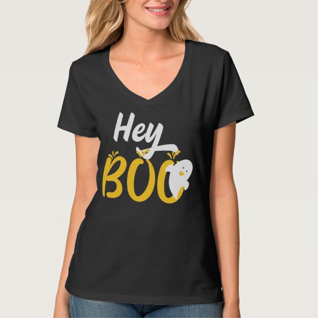 Hey Boo T Shirt (Framsida)